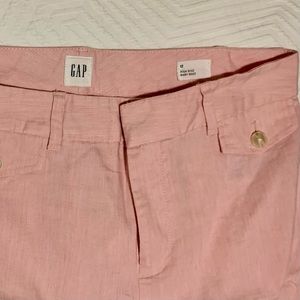 Gap straight leg linen pants
